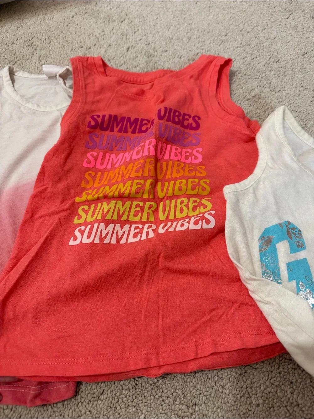 Girls 4T summer shirt bundle.